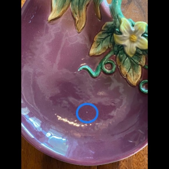 fitz and floyd Vegetable Garden Eggplant Plate  Fitz & Floyd - Picture 3 of 6